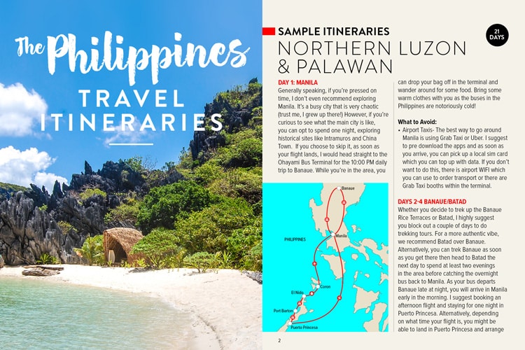 philippines travel guide brochure