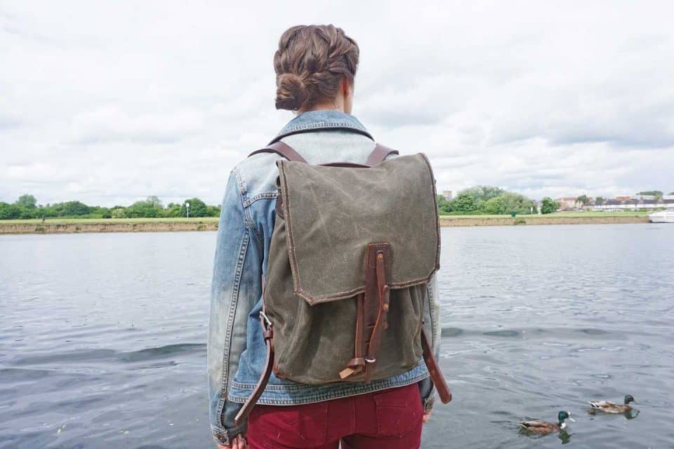 saddleback canvas backpack