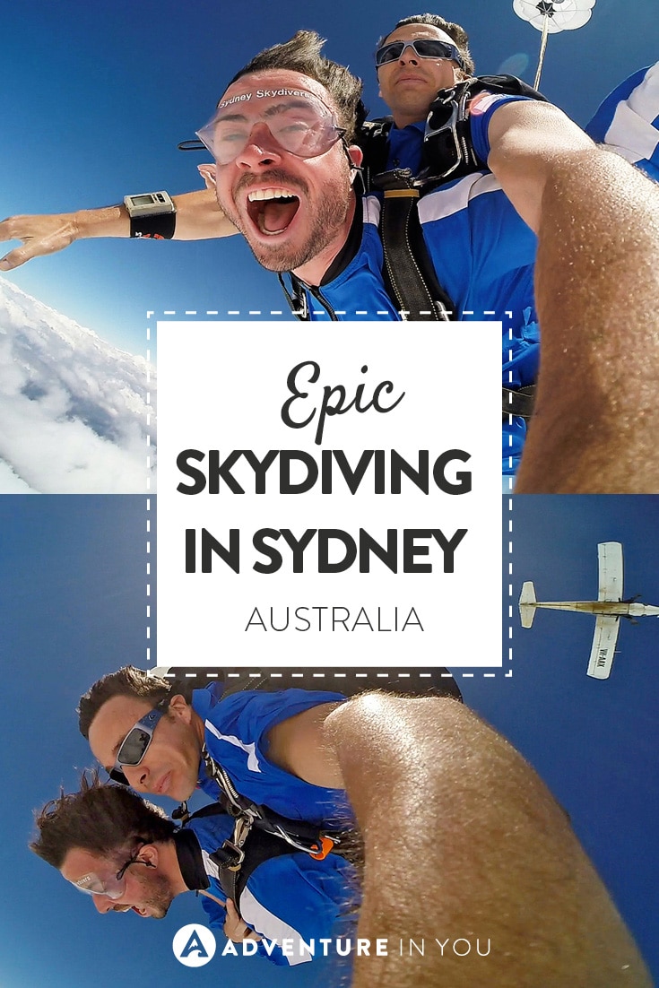 One of the most epic places to skydive is Sydney, Australia!