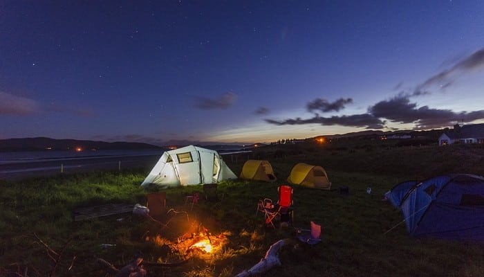 camping in the UK