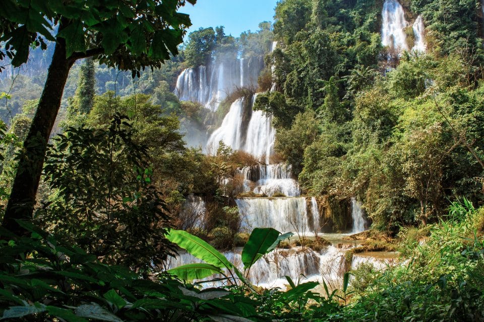 waterfall trekking thailand
