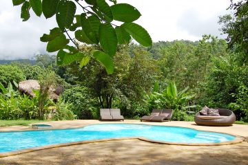 Swimming pool at The Nest in Chiang Dao