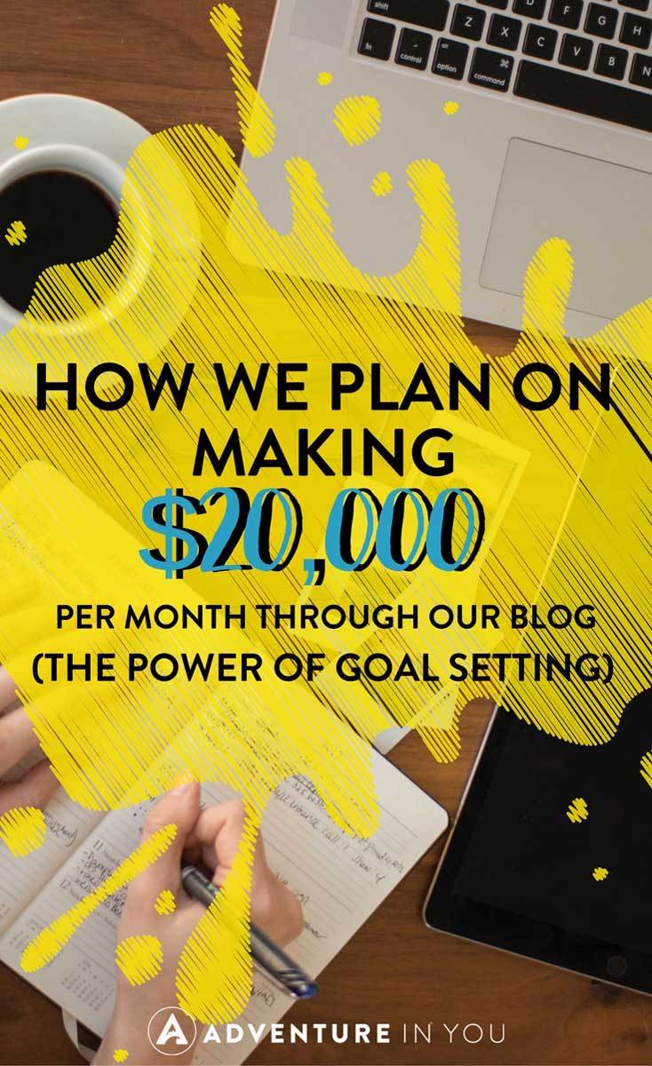 Goal Setting | One of the things that we strongly believe in is the power of goal setting. This year, we are laying out our dreams out there which include making $20,000 from our travel blog. #blogging has changed our lives and we can't wait to start making our dreams happen! #travelblog #goatsetting #newyear