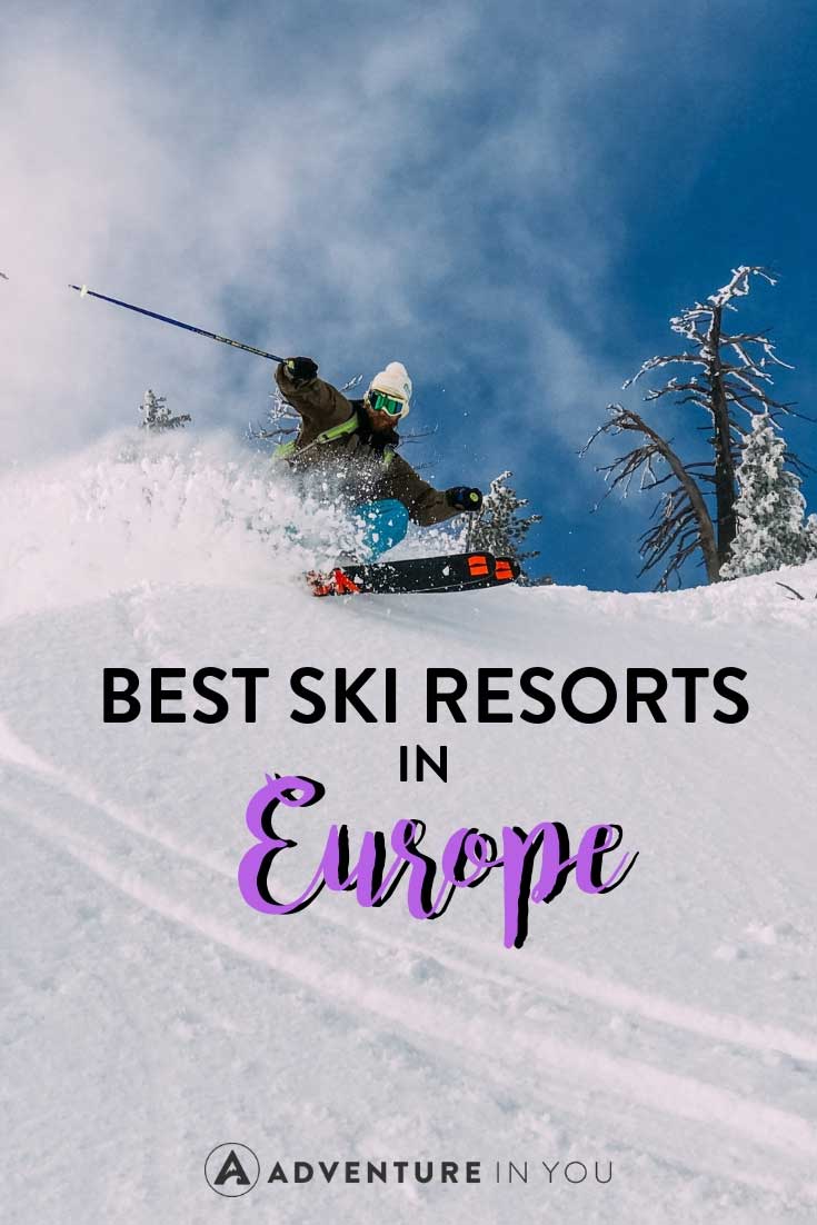 Skiing Europe | Looking for tips on the best ski resorts in Europe? Here are our top picks for the best ones. From the top ski resorts in France, Italy, and Switzerland, Europe is fill to the brim with incredible adventures and luxuries. #skiiing #europe #skiresort