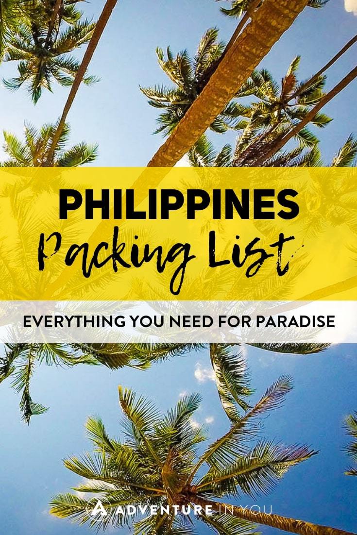 Philippines Packing List | Have an upcoming trip to the Philippines? Follow this packing list to be sure you have everything you need! #philippines #packinglist 