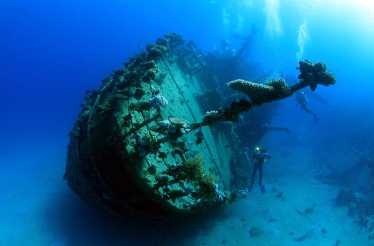 WWII shipwreck in red sea