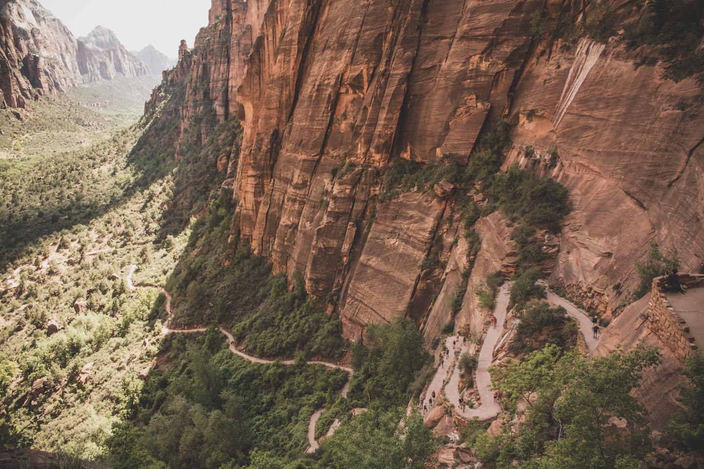 angel's landing, the most famous hike in zion national park